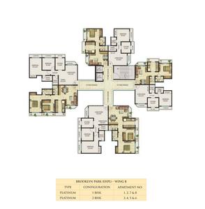 Project Image of 630.0 - 1350.0 Sq.ft 1 BHK Apartment for buy in Ekta Parksville Phase III