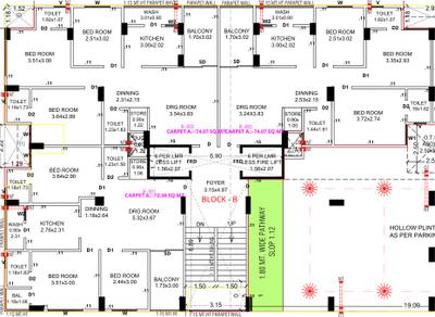 Project Image of 679.63 - 1153.68 Sq.ft 3 BHK Apartment for buy in Shreenath Omniketan Elegance