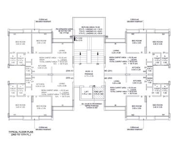 Project Image of 0.0 - 574.25 Sq.ft 2 BHK Apartment for buy in Glorious Shagun Heights