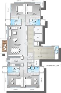 Project Image of 1600.0 - 3000.0 Sq.ft 4 BHK Apartment for buy in S Raheja Natraj