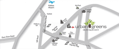 Project Image of 1150 Sq.ft 3 BHK Apartment / Flat for sale in Rajarhat for Rs. 11000000