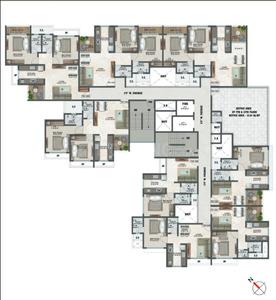 Project Image of 789 Sq.ft 2 BHK Apartment / Flat for sale in Kalyan West for Rs. 5665558