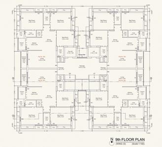 Project Image of 941.73 - 1024.19 Sq.ft 3 BHK Apartment for buy in BLJ Silver Square