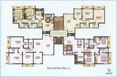 Project Image of 615.0 - 886.0 Sq.ft 1 BHK Apartment for buy in Sagar Sky Height