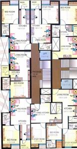 Project Image of 218.83 - 337.23 Sq.ft 1 BHK Apartment for buy in Kanha Bhoomi Empire
