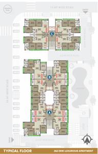 Project Image of 0.0 - 1350.0 Sq.ft 2 BHK Apartment for buy in Satyamev Royal 3