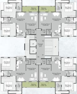 Project Image of 786.84 - 1910.0 Sq.ft 1 BHK Apartment for buy in Orbit Posh Pavilion