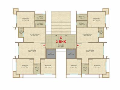 Project Image of 609.02 - 799.0 Sq.ft 2 BHK Apartment for buy in Darshan Laxminarayan Sky