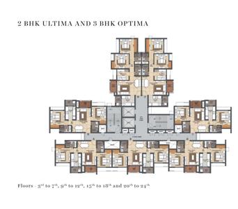 Project Image of 900 Sq.ft 3 BHK Apartment / Flat for sale in Dombivli East for Rs. 8800000