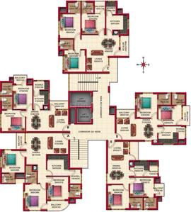 Project Image of 886.0 - 1506.0 Sq.ft 2 BHK Apartment for buy in Coral Utopia