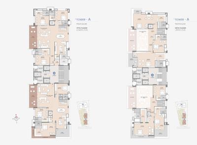 Project Image of 3003.02 - 6021.0 Sq.ft 5 BHK Apartment for buy in Sangini Skyteria