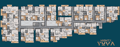 Project Image of 1200.0 - 2100.0 Sq.ft 2 BHK Apartment for buy in Mighty Yuva