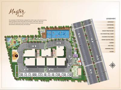 Project Image of 1430.0 - 1690.0 Sq.ft 3 BHK Apartment for buy in SSVR Meridian