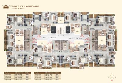 Project Image of 1000.0 - 1426.27 Sq.ft 2 BHK Apartment for buy in Royal Heritage