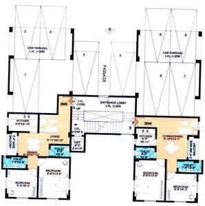 Project Image of 827.0 - 1406.0 Sq.ft 2 BHK Apartment for buy in Devi Darshan