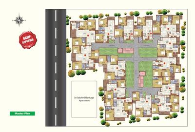 Project Image of 1270.0 - 1800.0 Sq.ft 2 BHK Apartment for buy in Sri Lakshmi Shubham Enclave