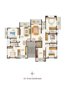 Project Image of 1091.0 - 2189.0 Sq.ft 2 BHK Apartment for buy in JMD Atharva Serenity