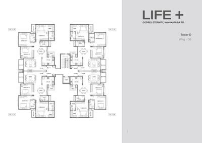 Project Image of 711.0 - 1938.0 Sq.ft 1 BHK Apartment for buy in Godrej Eternity