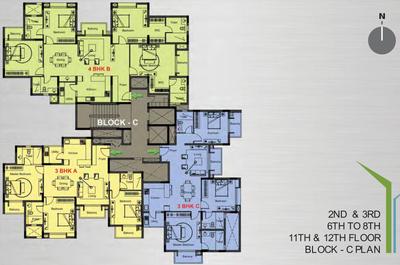 Project Image of 1260.0 - 2385.0 Sq.ft 2 BHK Apartment for buy in DNR Arista Phase 1