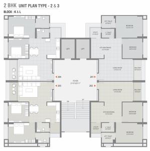 Project Image of 1430 Sq.ft 3 BHK Apartment / Flat for sale in South Bopal for Rs. 9800000