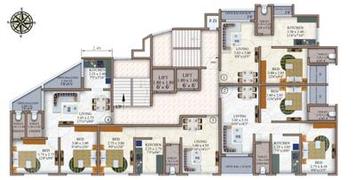 Project Image of 420.65 - 868.11 Sq.ft 1 BHK Apartment for buy in Swapn Swami
