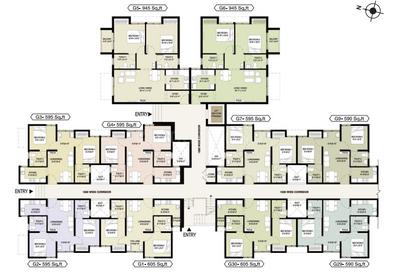 Project Image of 590.0 - 985.0 Sq.ft 2 BHK Apartment for buy in Arun Compact Homes Triveni