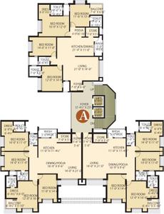 Project Image of 2450.0 - 2900.0 Sq.ft 3 BHK Apartment for buy in Shyam Sangini