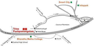 Trine Holdings Pushpamangalam Images for Location Plan of Trine Holdings Trine Pushpamangalam 1