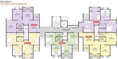 Project Image of 428.0 - 520.0 Sq.ft 1 BHK Apartment for buy in Deven Parijat A