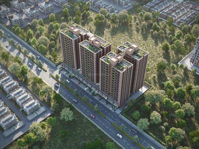 Project Image of 2745 Sq.ft 3 BHK Apartment / Flat for sale in Kudasan for Rs. 9500000
