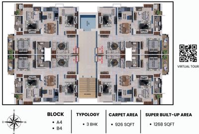 Project Image of 1075.0 - 1560.0 Sq.ft 2 BHK Apartment for buy in Tiruvantpuram City AG