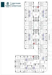 Project Image of 626.03 - 666.72 Sq.ft 2 BHK Apartment for buy in Swastik Elenza