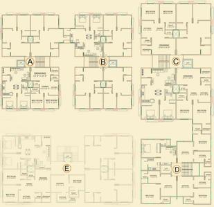 Project Image of 0.0 - 738.0 Sq.ft 2 BHK Apartment for buy in Shreeji Shree Sahjanand Residency