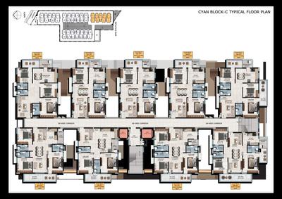 Project Image of 1258.0 - 1813.0 Sq.ft 2 BHK Apartment for buy in Aakriti Cyan
