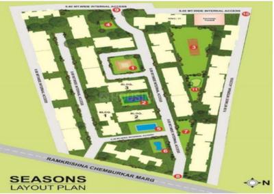 Project Image of 463.49 - 954.0 Sq.ft 2 BHK Apartment for buy in Hubtown Seasons Czarnowo