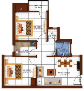 Project Image of 216.0 - 388.0 Sq.ft 1 BHK Apartment for buy in Coral Kutumb