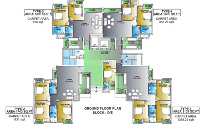 Project Image of 910.0 - 1368.25 Sq.ft 2 BHK Apartment for buy in Levana Celebrity Medows Block D