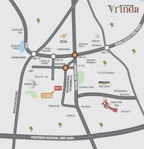 Project Image of 1222.78 - 2442.12 Sq.ft Residential Plot Plot for buy in Domtamsetty Sai Krishna Vrinda