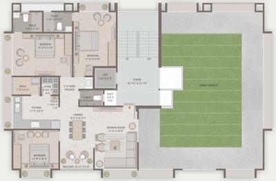 Project Image of 974.0 - 1962.0 Sq.ft 3 BHK Apartment for buy in Raajpearl Royal