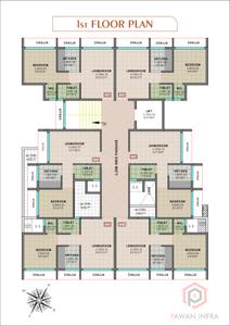 Project Image of 260.0 - 305.49 Sq.ft 1 BHK Apartment for buy in Pawan Savitri Icon