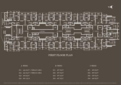 Project Image of 490.0 - 765.0 Sq.ft 1 BHK Apartment for buy in Kasturi Vandana Empire