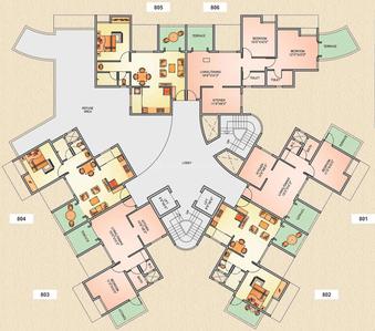 Project Image of 410.0 - 572.0 Sq.ft 1 BHK Apartment for buy in Ikon Four Avenues Wing C And D