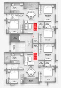 Project Image of 1480 Sq.ft 3 BHK Apartment / Flat for sale in Kesora for Rs. 8400000