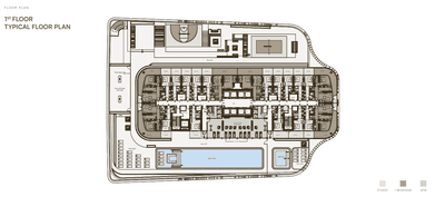 Project Image of 396.0 - 994.0 Sq.ft Studio Studio Apartment for buy in Binghatti Skyhall