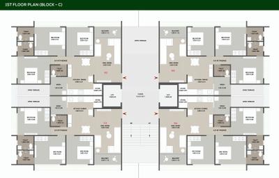 Project Image of 532.38 - 808.15 Sq.ft 2 BHK Apartment for buy in Royal Bagh E Farid Luxuria