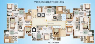 Project Image of 1060.0 - 1375.0 Sq.ft 2 BHK Apartment for buy in Anshul H2O City
