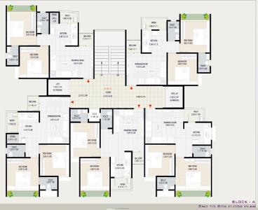 Project Image of 486.42 - 540.89 Sq.ft 2 BHK Apartment for buy in Shivam Anmol Bliss