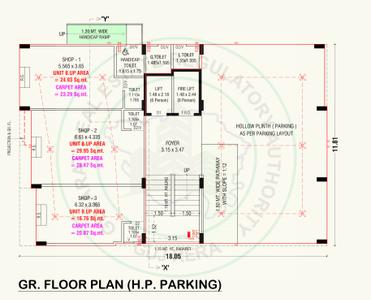 Project Image of 379.54 - 428.4 Sq.ft 1 BHK Apartment for buy in Elegance Halar Park