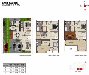 Project Image of 0.0 - 4858.0 Sq.ft 4 BHK Villa for buy in Casagrand Colosseum