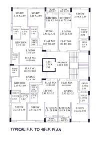 Project Image of 238.31 - 272.33 Sq.ft 1 RK Apartment for buy in Kanha Suvarna Bhoomi Apartment